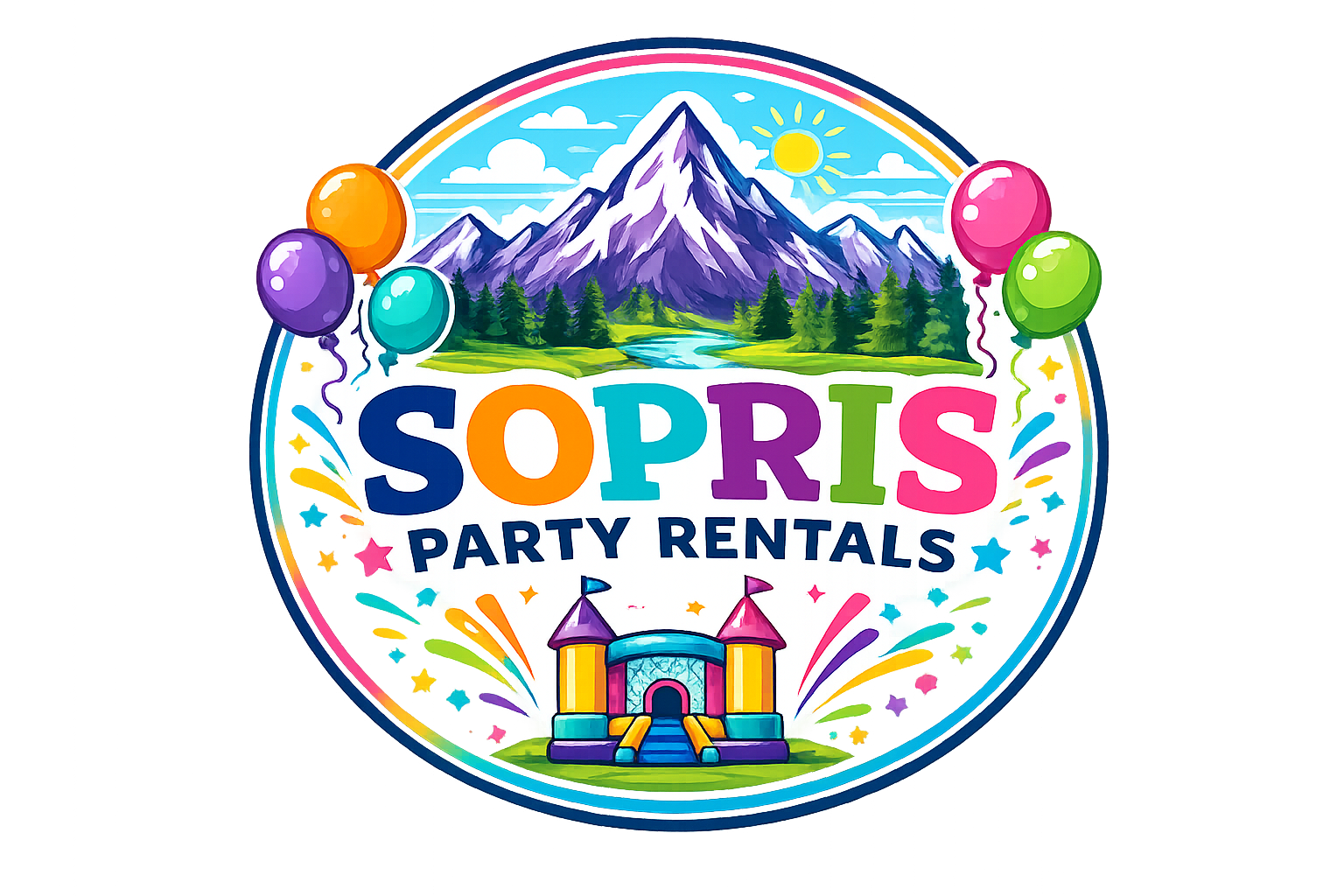Sopris Party Rentals Logo